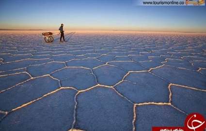 بزرگترین سطح نمکی دنیا در بولیوی