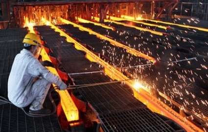 افزایش 14.5 درصدی تولید شمش فولاد کشور در مردادماه