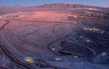 تولید در بزرگترین معدن مس جهان در فصل نخست سال جاری 63 درصد کاهش یافت
