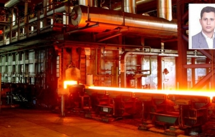 ثبت رکورد جدید تولید فولاد خام در واحد دوم فولادسازی