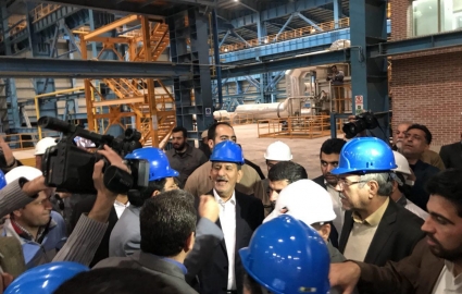 طرح نورد 600 هزار تنی فولاد کاوه اروند در خرمشهر به بهره برداری رسید