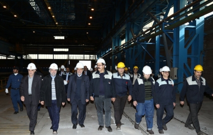افتتاح چهار پروژه تولیدی و زیست محیطی ذوب آهن اصفهان با حضور مدیرعامل شستا