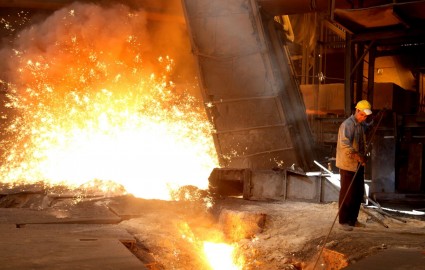 ثبت رکورد روزانه تولید چدن در ذوب آهن اصفهان