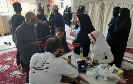 اجرای طرح جهادی درمانی شرکت مس در شهر سیل‌زده معمولان