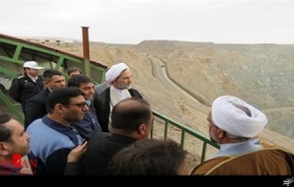 بازدید سرزده رئیس سازمان بازرسی کل کشور از معدن چغارت شرکت سنگ آهن مرکزی بافق