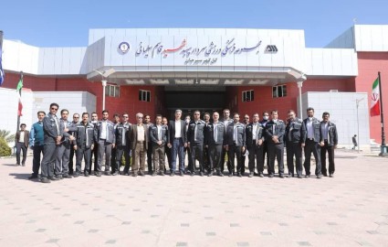 بازدید ملارحمان به همراه معاونین و مدیران ارشد شرکت از عملیات عمرانی مجموعه ورزشی سردار شهید سلیمانی