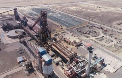 دستیابی به دومین رکورد تولید ماهانۀ آهن اسفنجی در شرکت فولاد سفیددشت