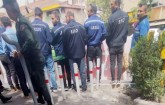 تجمع کارگران گروه ملی فولاد اهواز مقابل مجلس