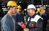 دیدار صمیمانه مدیرعامل با تلاشگران ذوب آهن اصفهان به مناسبت هفته كار و كارگر